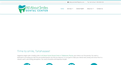 Desktop Screenshot of allaboutsmilesdental.net